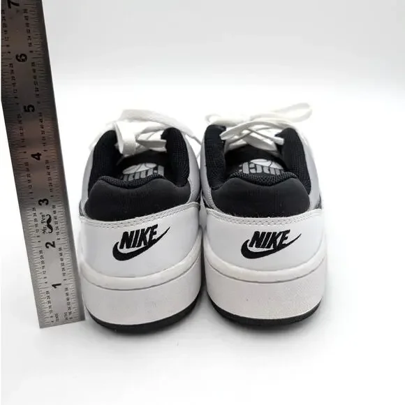 Nike Full Force Low Big Shoes Kids' White/Pewter/Black Size US4.5Y EU36.5 - Picture 4 of 14